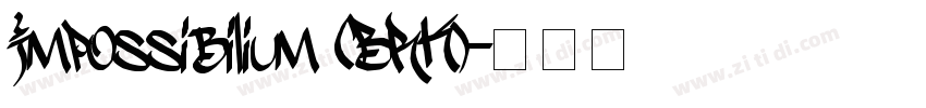 Impossibilium (BRK)字体转换